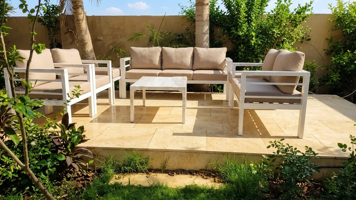 طقم ألبا 7 مقاعد من نستيكا - أثاث Outdoor حديد