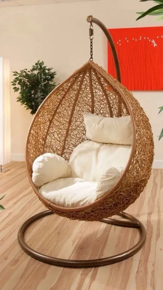Solo Rattan Swing B by Nestica - Outdoor Swings